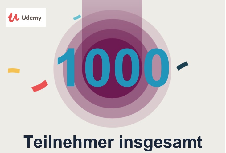 Gabriela Bergantini über 1000 Teilnehmer buchten meine Online-Kurse