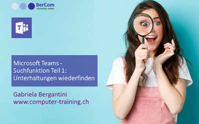 Microsoft Teams Suchfunktion