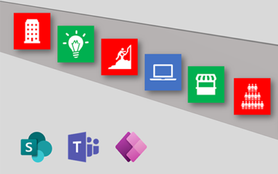 Icons für Teams, SharePoint und Power Apps